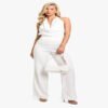 Pearl Strap Wide Leg Jumpsuit