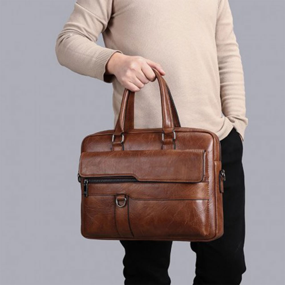 Leather Sling Shoulder Bag