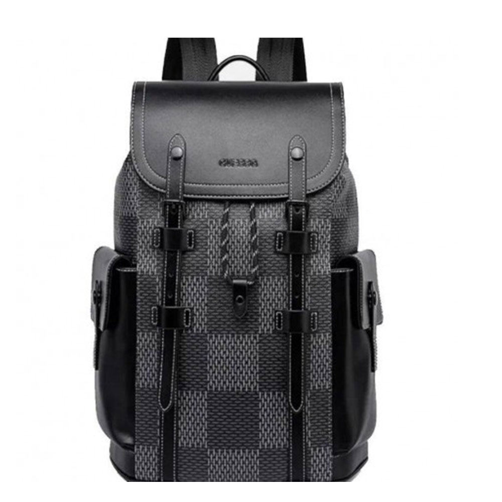 Checkered Texture Backpack
